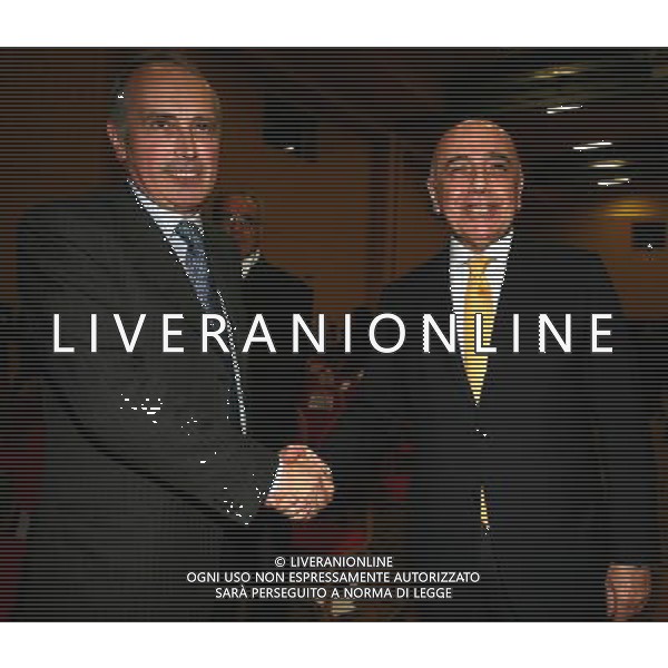 Roma - 02 / 04 / 2007 - Hotel Marriott - Elezione del Presidente Federale - nella foto: Giancarlo ABETE ed Adriano GALLIANI ph Corradetti / ag. Aldo Liverani