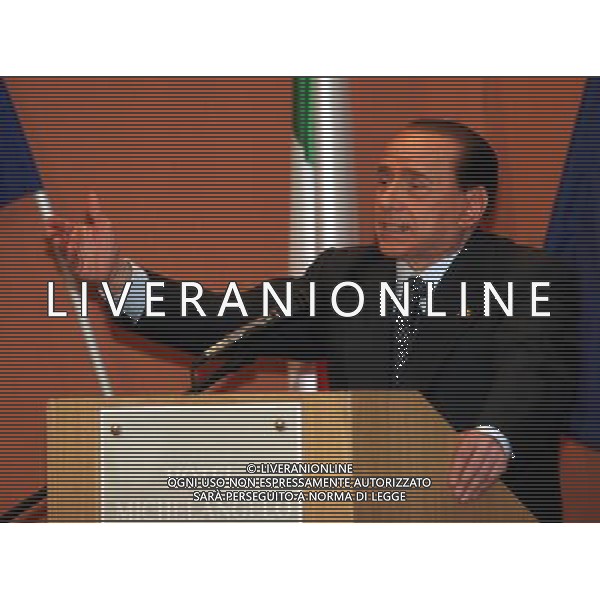 MILANO 2/4/2007 HOTEL MICHELANGELO VIA SCARLATTI, 33 ASSEMBLEA PUBBLICA DEL PARTITO DEI PENSIONATI NELLA FOTO SILVIO BERLUSCONI FOTO BONFANTI/AG ALDO LIVERANI