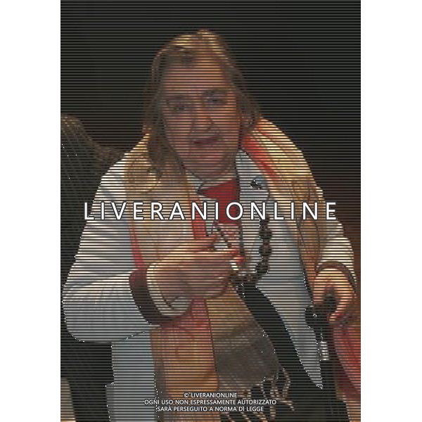 MILANO 2/4/2007 TEATRO FILODRAMMATICI VIA FILODRAMMATICI, 1 PRESENTAZIONE DELLO SPETTACOLO: -IL POEMA DELLA CROCE- NELLA FOTO ALDA MERINI FOTO ROMANO/AG ALDO LIVERANI 