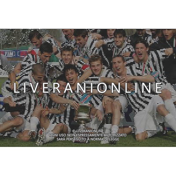 Inter - Juventus finale Coppa Italia Primavera 04/04/2007 nella foto festeggiamenti dei giocatori della juventus vincitori della Coppa ph Andry/Ag. Aldo Liverani