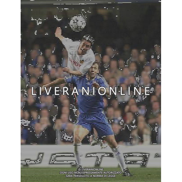 Chelsea - Valencia, Champions League Quarter Final First Leg, Stamford Bridge, London , Date 040407 nella foto Asier Del Horno con Andriy Shevchenko Ph by Ian Kington IPS /Ag. Aldo Liverani