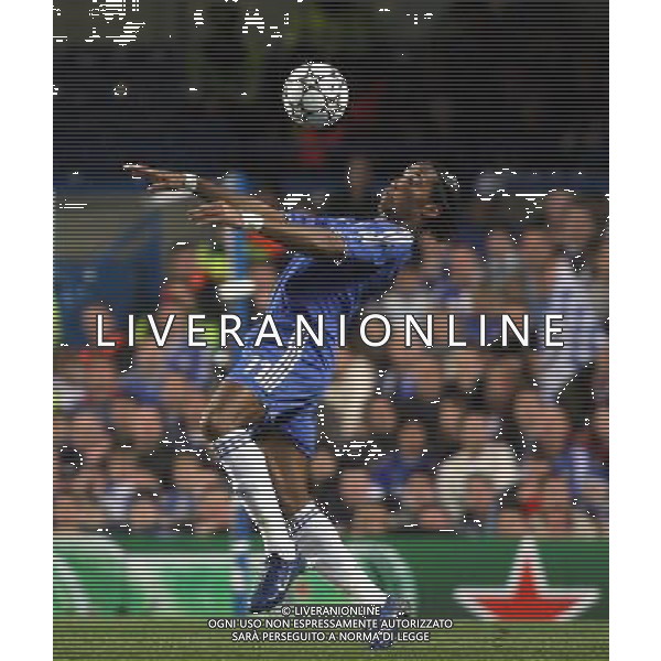 Chelsea - Valencia, Champions League Quarter Final First Leg, Stamford Bridge, London , Date 040407 nella foto Didier Drogba Ph by Ian Kington IPS /Ag. Aldo Liverani