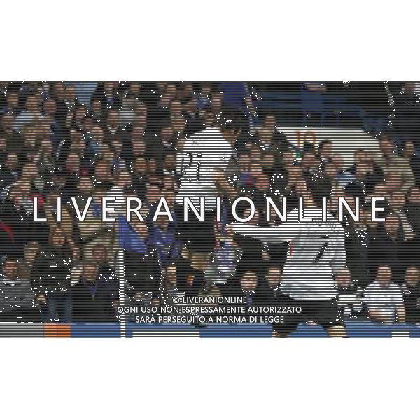 Chelsea - Valencia, Champions League Quarter Final First Leg, Stamford Bridge, London , Date 040407 nella foto esultanza dopo il gol di David Silva del 0-1 Ph by Ian Kington IPS /Ag. Aldo Liverani