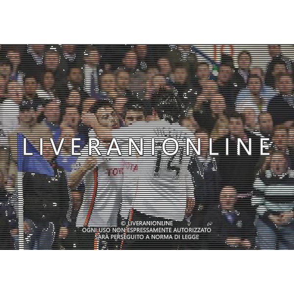 Chelsea - Valencia, Champions League Quarter Final First Leg, Stamford Bridge, London , Date 040407 nella foto esultanza dopo il gol di David Silva del 0-1 Ph by Ian Kington IPS /Ag. Aldo Liverani