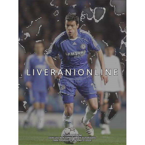 Chelsea - Valencia, Champions League Quarter Final First Leg, Stamford Bridge, London , Date 040407 nella foto Michael ballack Ph by Marcello Pozzetti IPS /Ag. Aldo Liverani