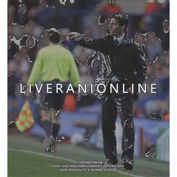 Chelsea - Valencia, Champions League Quarter Final First Leg, Stamford Bridge, London , Date 040407 nella foto Enrique Sanchez Flores Ph by Marcello Pozzetti IPS /Ag. Aldo Liverani