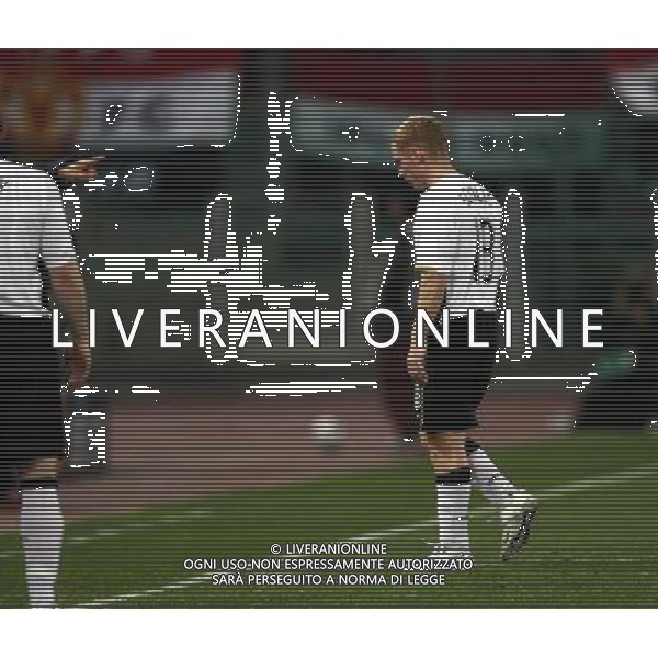 Roma - Manchester United - UEFA Champions League Andata Quarti di Finale Stadio Olimpico 04/04/2007 nella foto: Paul SCHOLES esce dal campo dopo l\'espulsione per doppia ammonizione ph Corradetti / Ag. Aldo Liverani