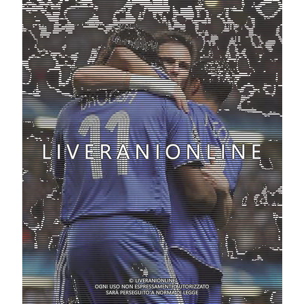 Chelsea - Valencia, Champions League Quarter Final First Leg, Stamford Bridge, London , Date 040407 nella foto esultanza dopo il gol di Didier Drogba del 1-1 Ph by Ian Kington IPS /Ag. Aldo Liverani