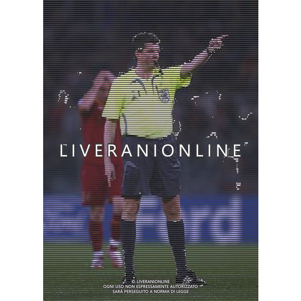 Roma - Manchester United - UEFA Champions League Andata Quarti di Finale Stadio Olimpico 04/04/2007 nella foto: L\'arbitro Herbert FANDEL ph Corradetti / Ag. Aldo Liverani