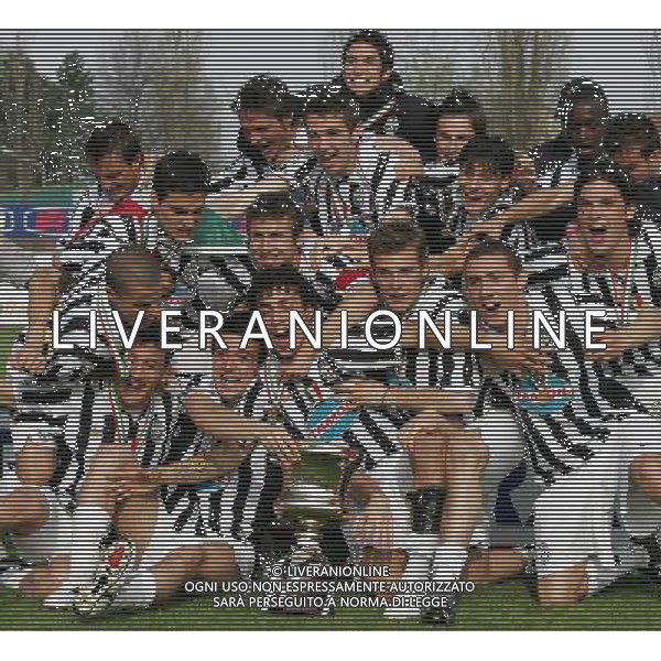 Millano 4 aprile 2007 Inter - Juventus Primavera Tim Cup Finale gara di ritorno nella foto: festa vittoria Juventus foto Andry / Ag. Aldo Liverani