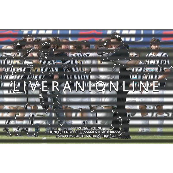 Millano 4 aprile 2007 Inter - Juventus Primavera Tim Cup Finale gara di ritorno nella foto: festa vittoria Juventus foto Andry / Ag. Aldo Liverani