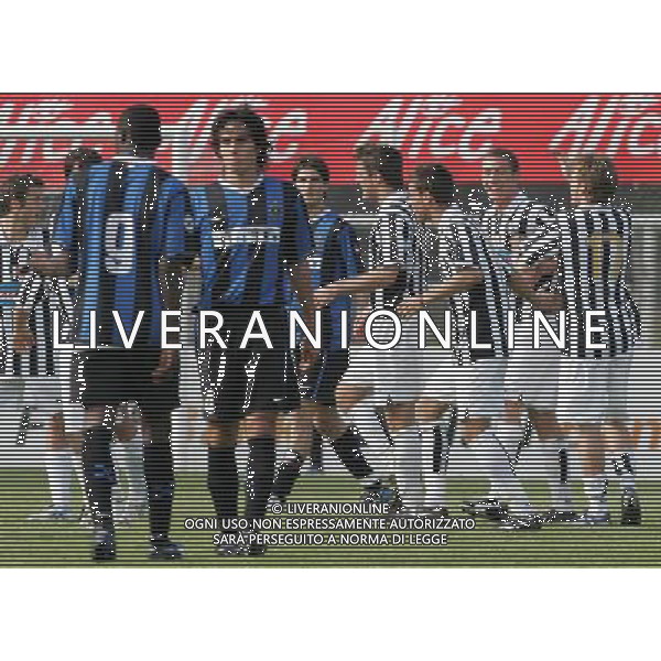 Millano 4 aprile 2007 Inter - Juventus Primavera Tim Cup Finale gara di ritorno nella foto: festa vittoria Juventus foto Andry / Ag. Aldo Liverani