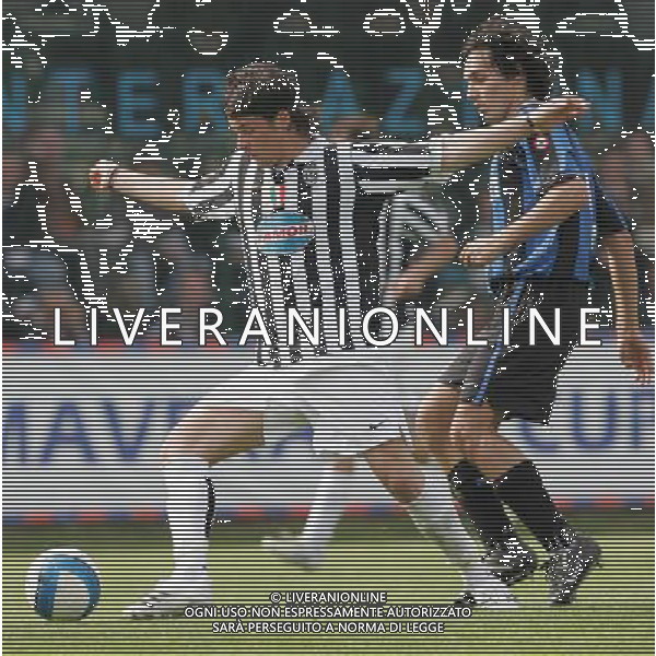 Millano 4 aprile 2007 Inter - Juventus Primavera Tim Cup Finale gara di ritorno nella foto: Maniero e Bolzoni foto Andry / Ag. Aldo Liverani