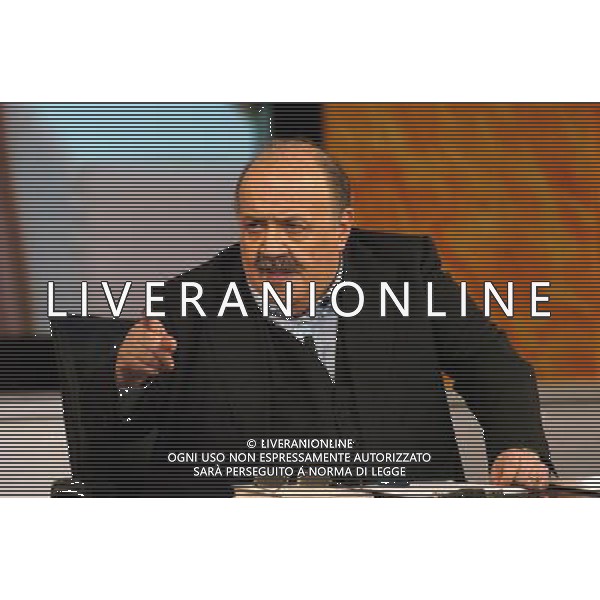 ROMA 04/04/07 TRASMISSIONE TELEVISIVA \'BUON POMERIGGIO\' NELLA FOTO MAURIZIO COSTANZO FOTO CAMILLA MORANDI-ag aldo liverani