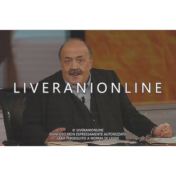 ROMA 04/04/07 TRASMISSIONE TELEVISIVA \'BUON POMERIGGIO\' NELLA FOTO MAURIZIO COSTANZO FOTO CAMILLA MORANDI-ag aldo liverani
