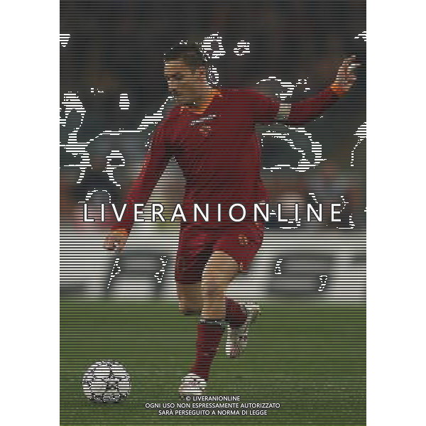 Roma - Stadio Olimpico - 04 / 04 / 2007 - UEFA Champions League 2006-2007 - Andata Quarti di Finale - Roma Vs Manchester United (2-1) - nella foto: Francesco TOTTI ph Corradetti / Ag. Aldo Liverani