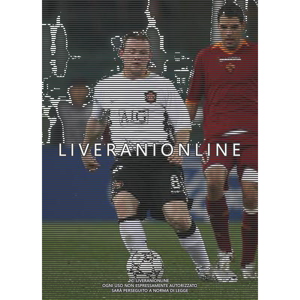 Roma - Stadio Olimpico - 04 / 04 / 2007 - UEFA Champions League 2006-2007 - Andata Quarti di Finale - Roma Vs Manchester United (2-1) - nella foto: Wayne ROONEY ph Corradetti / Ag. Aldo Liverani