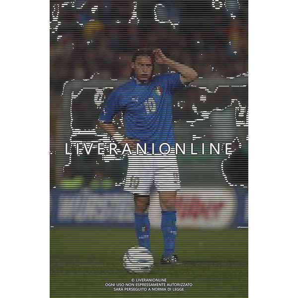 italia-finlandia 29/03/2003 nella foto totti francesco foto aldo liverani