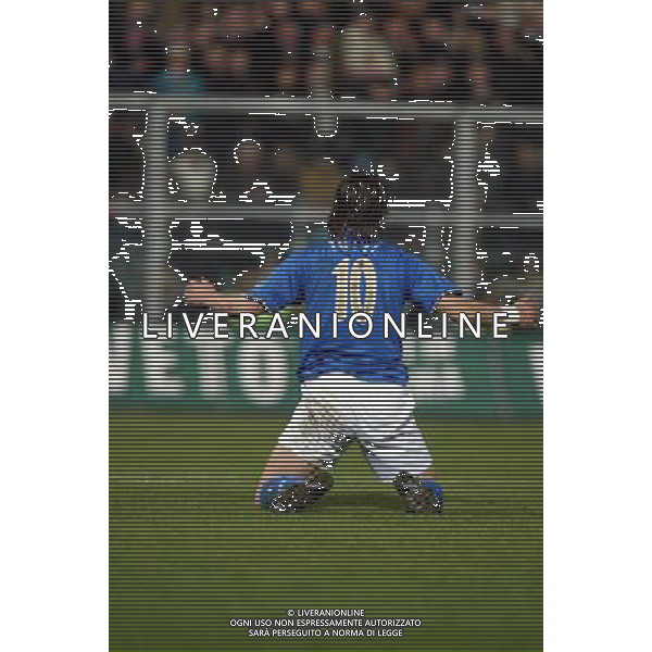italia-finlandia 29/03/2003 nella foto totti francesco foto aldo liverani