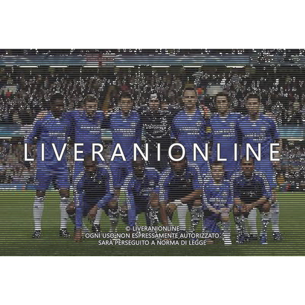 Chelsea - Valencia, Champions League Quarter Final First Leg, Stamford Bridge, London 04/04/2007 nella foto la formazione del Chelsea Ph by Ian Kington (IPS PHOTO AGENCY)/AG. Aldo Liverani 