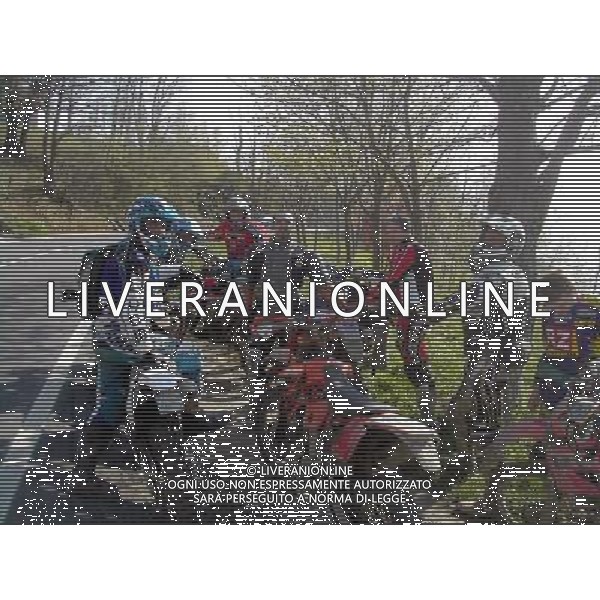 Marco Badiali motociclista ingegnere di Vignola  morto dopo aver urtato un filo spinato posto ad altezza uomo, mentre faceva motocross a Gaiato di Pavullo 09/04/2007 nelle foto alcuni ragazzi che fanno motocross appena dopo l\'incidente ph Fiocchi/A