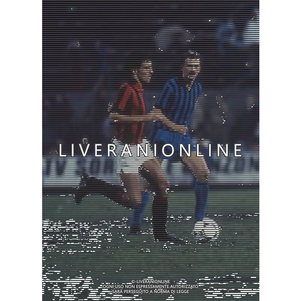 Inter - Milan Mundialito 1981 nella foto Sergio battistini con Prohaska herbert ph archivio aldo liverani