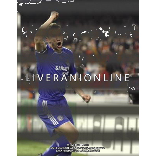 Valencia - Chelsea Champions League Quarter Finals second leg in Valencia 10/04/2007 nella foto esultanza di Andriy Shevchenko pic Marcello Pozzetti©IPS Photo Agency/Ag. Aldo Liverani