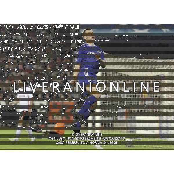 Valencia - Chelsea Champions League Quarter Finals second leg in Valencia 10/04/2007 nella foto esultanza di Andriy Shevchenko pic Marcello Pozzetti©IPS Photo Agency/Ag. Aldo Liverani