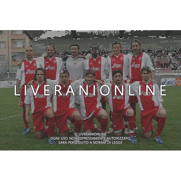 11-04-2007 Cuneo Sport-Calcio Cuneo - Foggia Coppa Italia serie C Finale andata Nella Foto: La formazione del cuneo ©Alessandro Falzone/Ag. Aldo Liverani