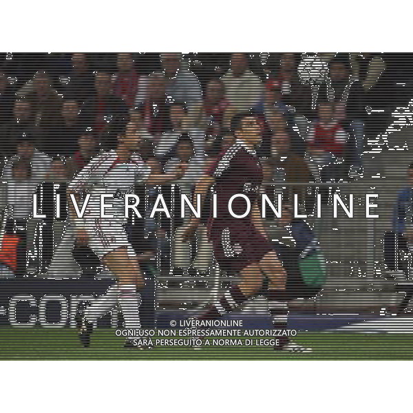 Bayern Monaco - Milan Champions League 11/04/2007 nella foto filippo inzaghi e lucio ph luzzani/ag. aldo liverani