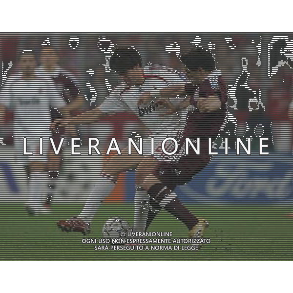 Bayern Monaco - Milan Champions League 11/04/2007 nella foto kaka\' e hargreaves ph luzzani/ag. aldo liverani