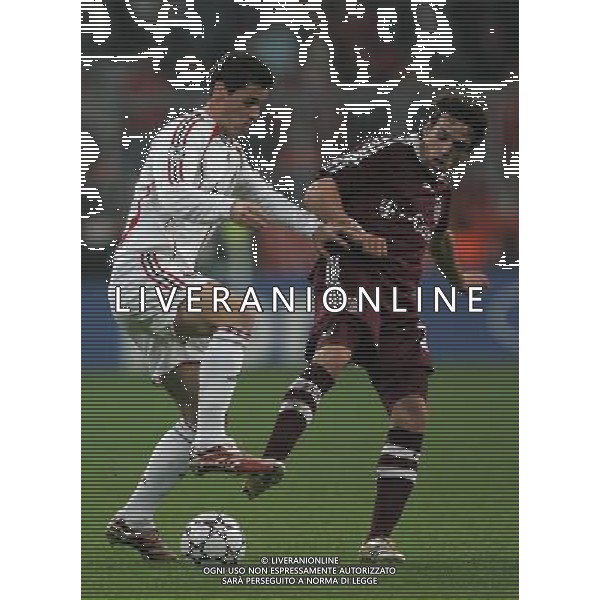 Monaco di Baviera (GER) 11-04-2007 Champions League 2006/07 Bayern Monaco - Milan 0:2 nella foto gourcuff e hargrevaes ph marco luzzani/ag aldo liverani s.a.s.