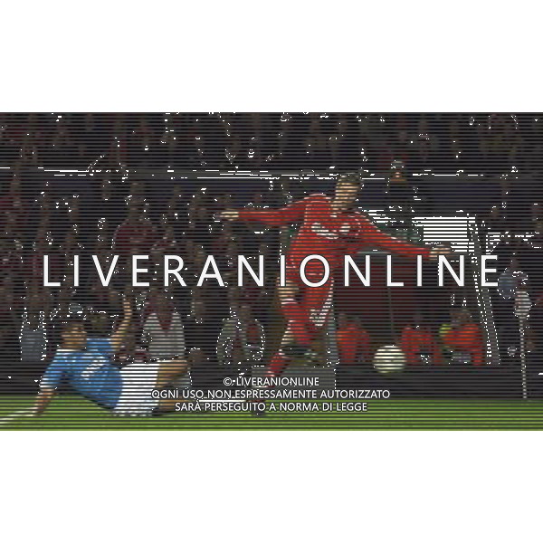 Liverpool - PSV Eindhoven, European Champions League Quarter Final, Second Leg 11/04/2007 nella foto il gol di Peter Crouch del 1-0 Ph by Ian Kington(IPS PHOTO AGENCY)/Ag. Aldo Liverani 