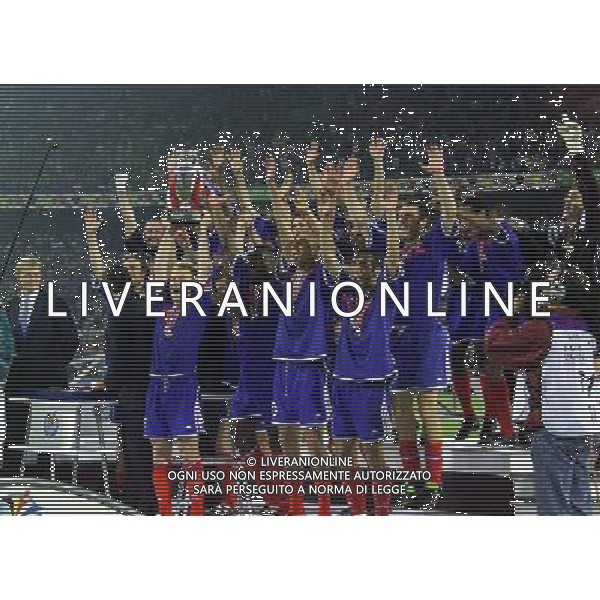 ITALIA-FRANCIA FINALE EURPEI 2000 NELLA FOTO FRANCIA CAMPIONE FOTO ALDO LIVERANI