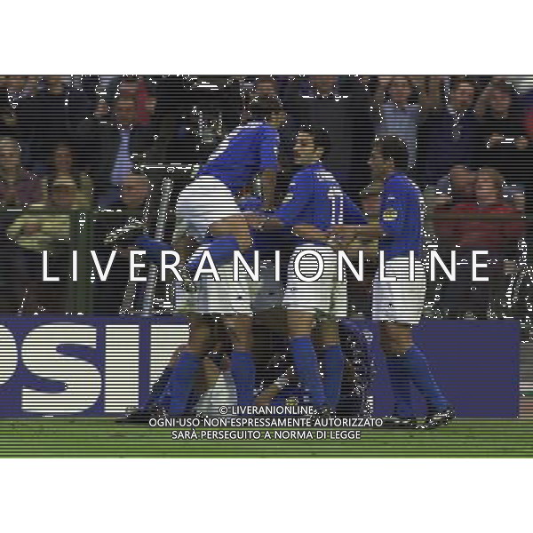 ITALIA-ROMANIA NELLA FOTO ESULTANZA ITALIA FOTO ALDO LIVERANI