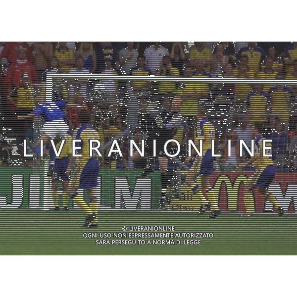 Eindhoven (Olanda) 19/06/2000 \'Europei calcio 2000\' ITALIA/SVEZIA Nella foto: GOL DI BIAGIO Ph.A. LIVERANI