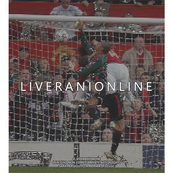 Manchester United - Milan, Semifinale Champions League Old Trafford 24/04/2007 nella foto il gol del manchester Ph©IPS Photo Agency /Ag. Aldo Liverani