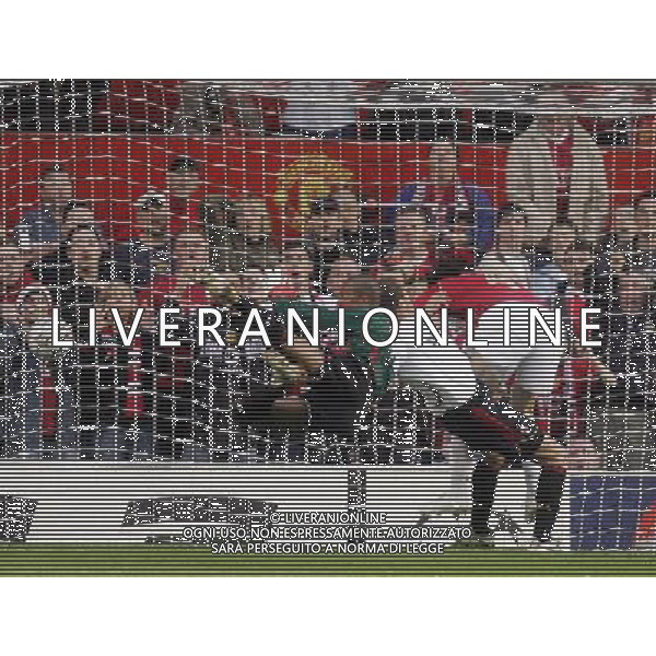 Manchester United - Milan, Semifinale Champions League Old Trafford 24/04/2007 nella foto il gol del manchester Ph©IPS Photo Agency /Ag. Aldo Liverani