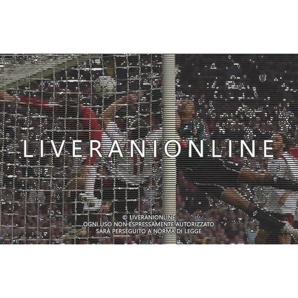 Manchester United - Milan, Semifinale Champions League Old Trafford 24/04/2007 nella foto il gol del manchester Ph©IPS Photo Agency /Ag. Aldo Liverani
