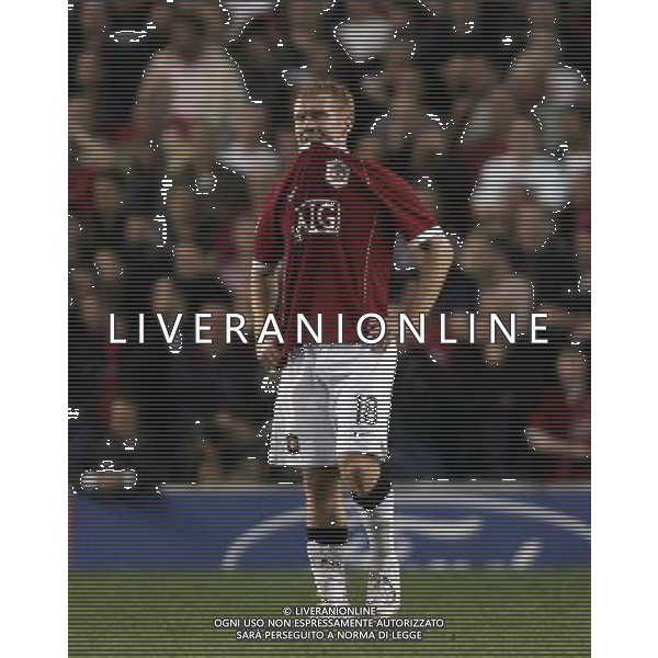 Manchester United - Milan, Semifinale Champions League Old Trafford 24/04/2007 nella foto la delusione di Paul Scholes Ph©IPS Photo Agency /Ag. Aldo Liverani