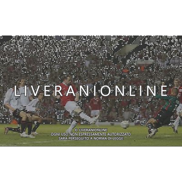 Manchester United - Milan, Semifinale Champions League Old Trafford 24/04/2007 nella foto il gol di Wayne Rooney del 2-2 Ph©IPS Photo Agency /Ag. Aldo Liverani