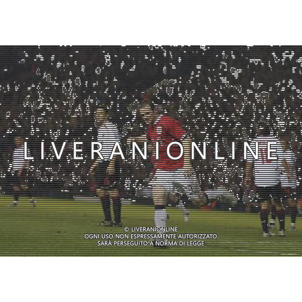 Manchester United - Milan, Semifinale Champions League Old Trafford 24/04/2007 nella foto esultanza dopo il gol di Wayne Rooney del 2-2 Ph©IPS Photo Agency /Ag. Aldo Liverani