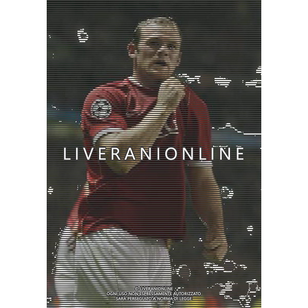 Manchester United - Milan, Semifinale Champions League Old Trafford 24/04/2007 nella foto esultanza dopo il secondo gol di Wayne Rooney del 3-2 Ph©IPS Photo Agency /Ag. Aldo Liverani