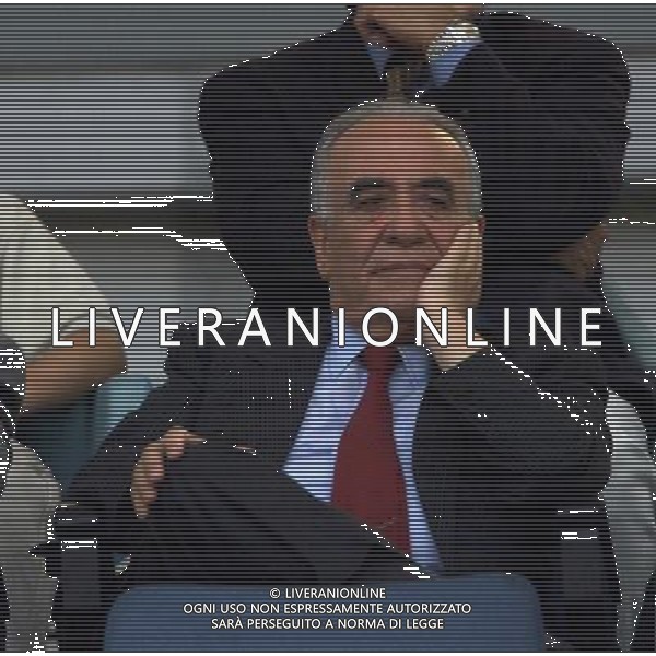 ROMA CALCIO NELLA FOTO FRANCO SENSI PRESIDENTE ROMA CALCIO FOTO ALDO LIVERANI