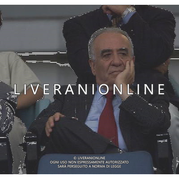 ROMA CALCIO NELLA FOTO FRANCO SENSI PRESIDENTE ROMA CALCIO FOTO ALDO LIVERANI
