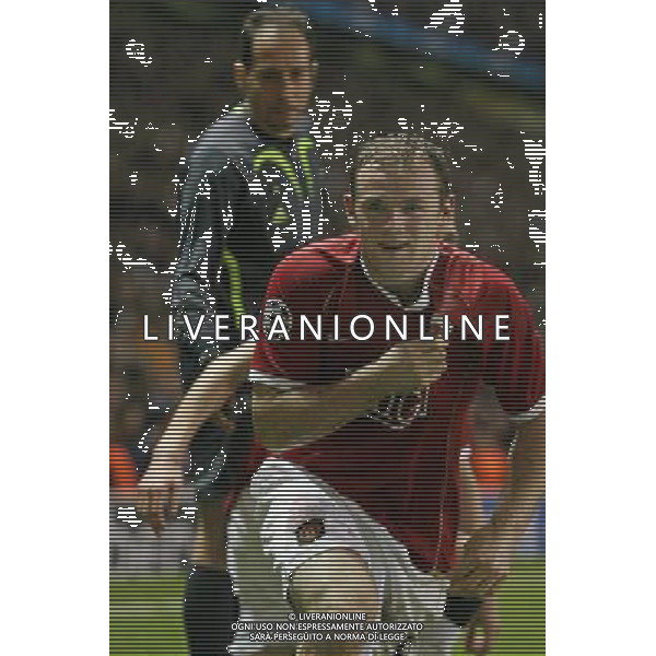 Manchester United - Milan, Semifinale Champions League Old Trafford 24/04/2007 nella foto esultanza dopo il secondo gol di Wayne Rooney del 3-2 Ph©IPS Photo Agency /Ag. Aldo Liverani