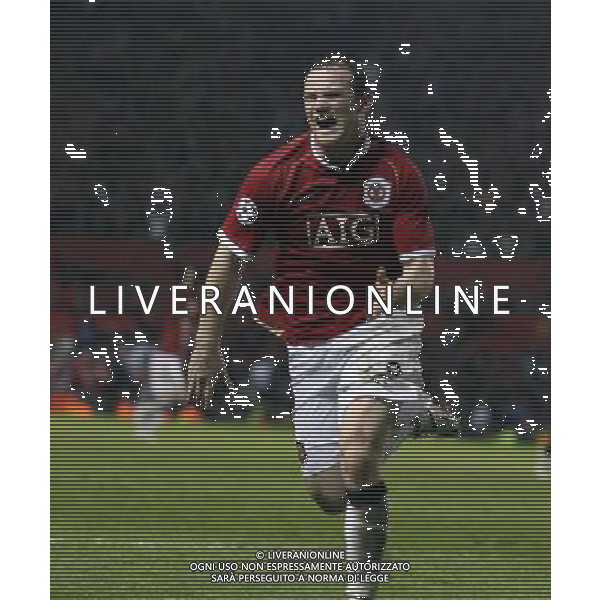 Manchester United - Milan, Semifinale Champions League Old Trafford 24/04/2007 nella foto esultanza dopo il secondo gol di Wayne Rooney del 3-2 Ph©IPS Photo Agency /Ag. Aldo Liverani