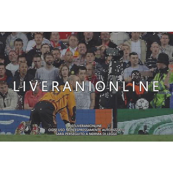 Chelsea - Liverpool, Champions League, SemiFinale andata, Stamford Bridge, London 25/04/2007 nella foto Pepe Reina battuto sul gol di Joe Cole del 1-0 Ph IPS/Ag. Aldo Liverani 