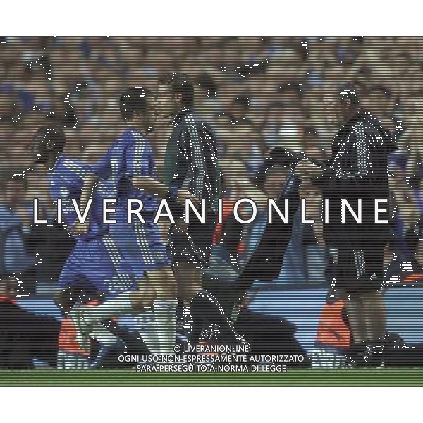 Chelsea - Liverpool, Champions League, SemiFinale First Leg, Stamford Bridge, London 25/04/2007 nella foto Joe Cole sostituito da Kalu Ph IPS PHOTO AGENCY/Ag. Aldo Liverani 