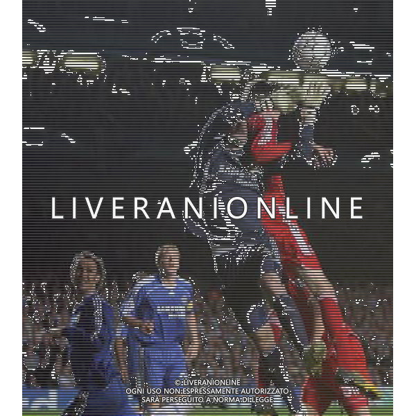 Chelsea - Liverpool, Champions League, SemiFinale First Leg, Stamford Bridge, London 25/04/2007 nella foto Peter Cech in parata Ph IPS PHOTO AGENCY/Ag. Aldo Liverani 